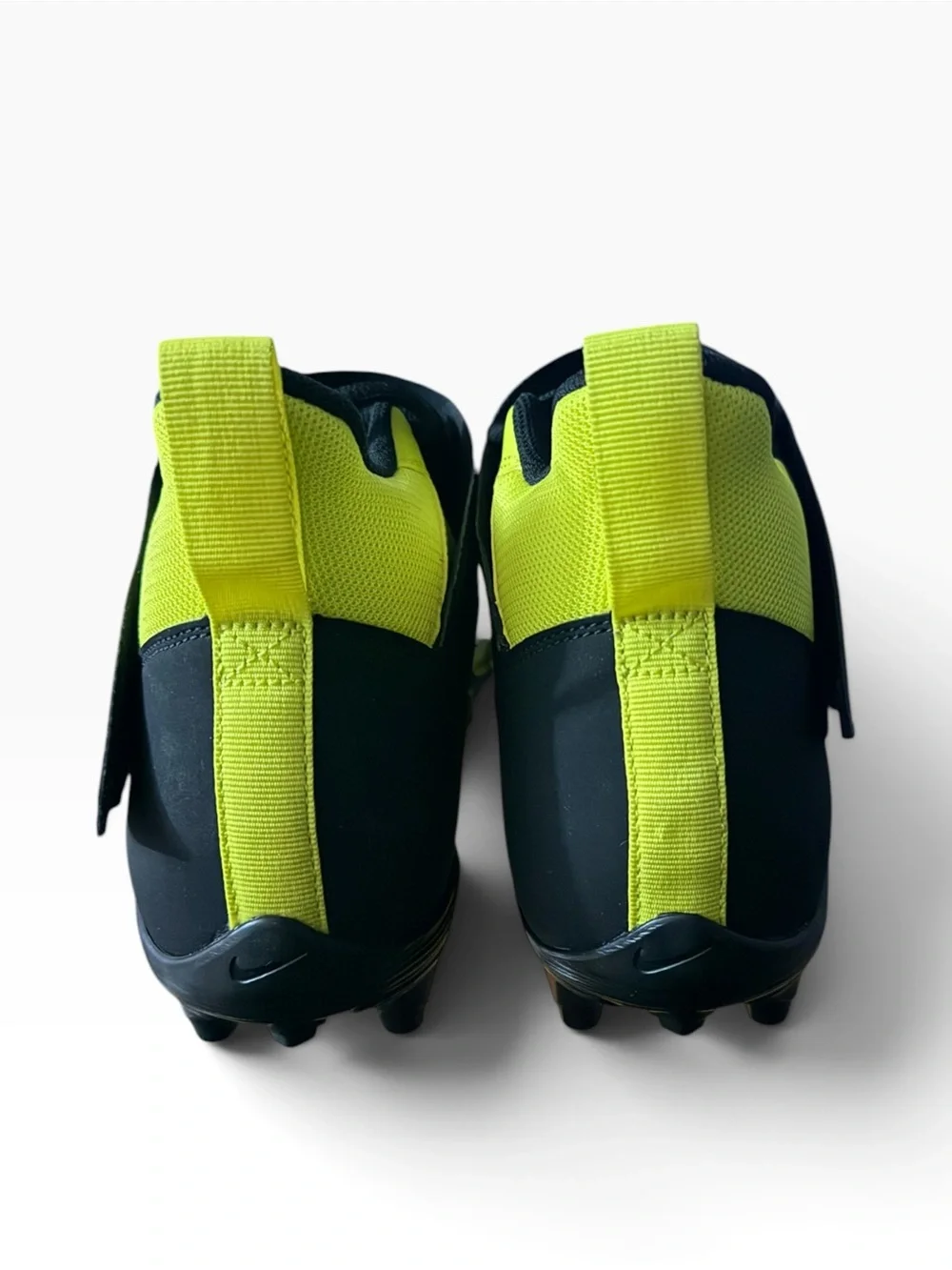 Nike Alpha Cleats in Neon Yellow and Black